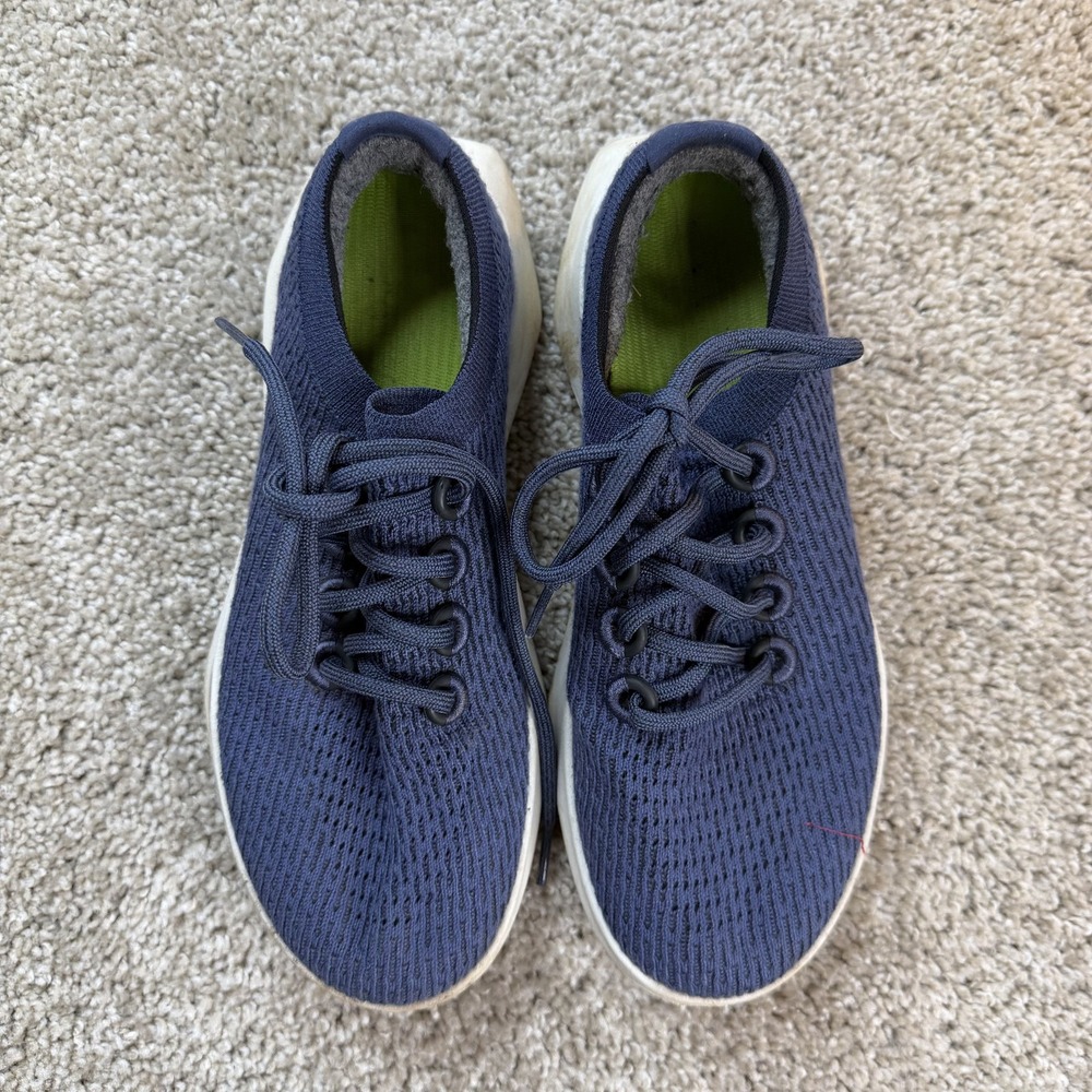 Allbirds Tree Dasher 2 Shoes Womens Size 7.5 Blue Mesh Athletic Running Sneakers